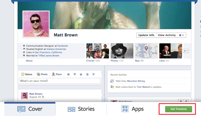Facebook-Timeline