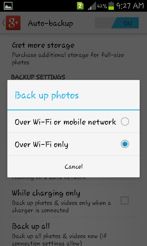 Google Plus app